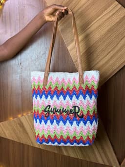 Wool tote bag