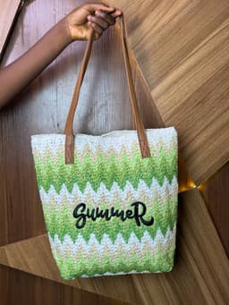 Wool tote bag
